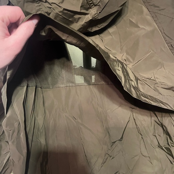 Uniqlo Oversized Parka Jacket with Mesh Vent - Olive Green - S - Picture 4 of 6